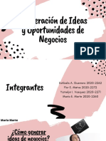 Generación de Ideas