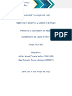 Especificación de Casos de Abuso