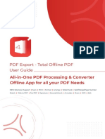 PDF Export User Guide v10