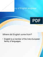 The History of English Language