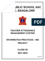 Army Public School Asc C&C, Bangalore