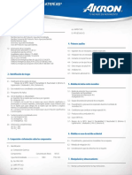 060 MSDS Akron Agua para Batería