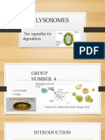 Lysosomes Presentation Group 4