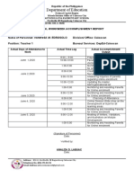 Individual Worksheet Accomplishment