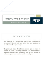 Psicología Clínica-Bosquejo Histórico