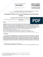 An Integrated Solution For Pavement Management in Monitoring Systems