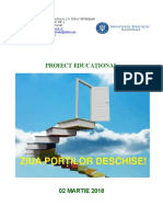 Ziua Portilor Deschise Proiect