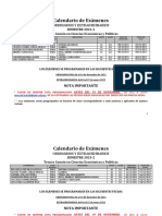 Calendario de Examenes Ord Extra2021 2