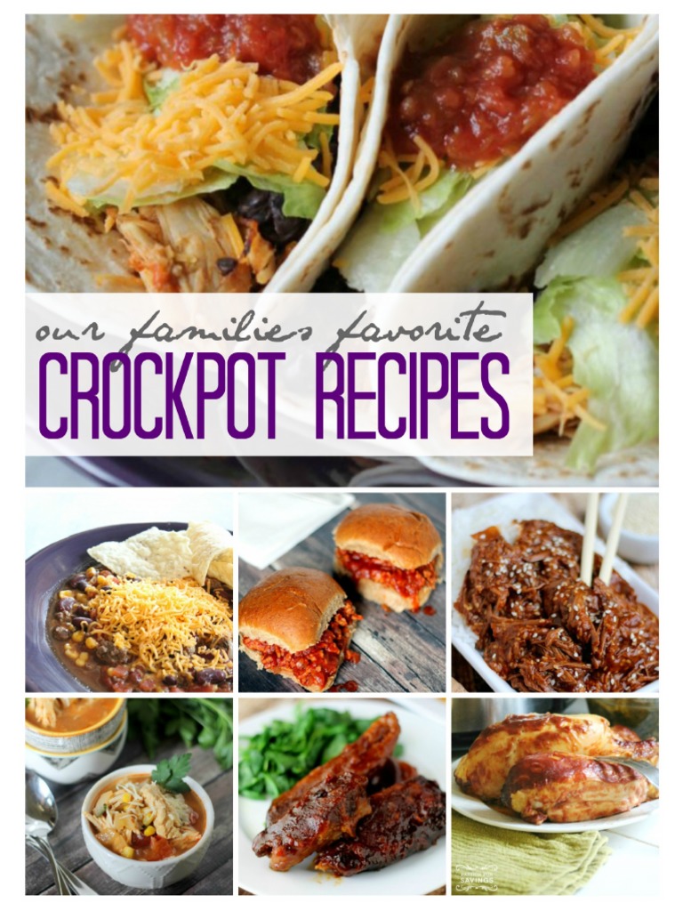 10 Easy Slow Cooker Recipes PDF Tomato Sauce Taco