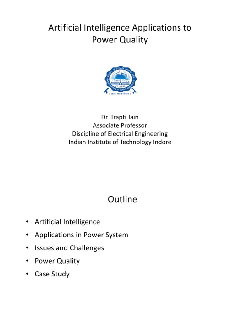 AI in Power Quality Management | PDF | Artificial Intelligence ...