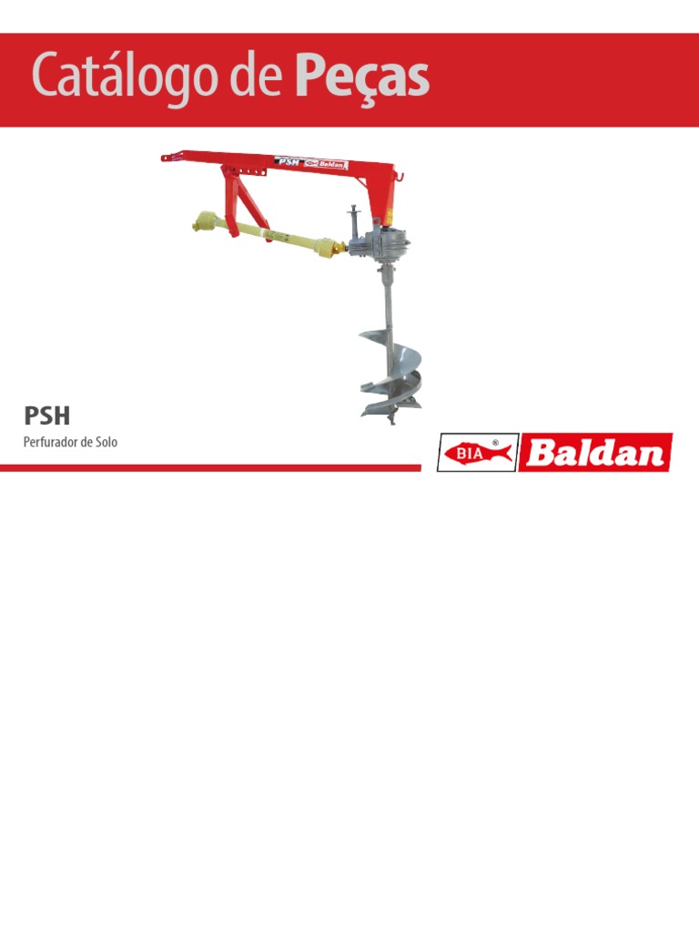 PERFURADOR DE SOLO Catalogo-De-Pecas-Pshpsh16712 | PDF | Parafuso | Setores  econômicos