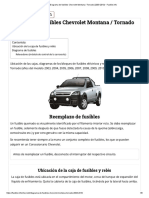 Diagrama de Fusibles Chevrolet Montana - Tornado (2003-2010) - Fusible - Info