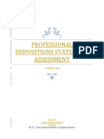 SPD 590rs Professionaldispositionsassessment