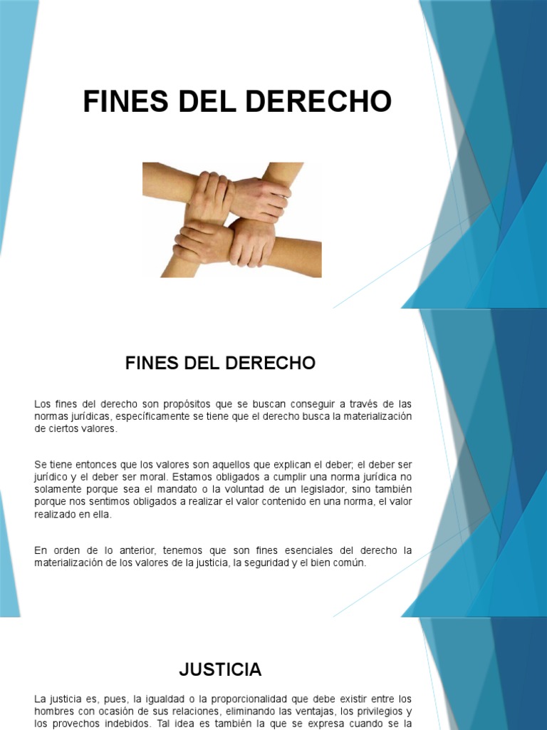 De Los Fines Del Derecho | PDF | Justicia | Crimen y violencia