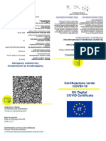 Certificazione Verde COVID-19 EU Digital COVID Certificate: Vitiello Mariarosaria