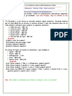 1 Folha de Atividade de Matematica I 2021-2