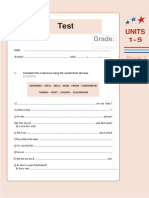NewFast - English - Book - 1 - New - Tests - Unlocked Form B-Revisado