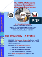 IGNOU-HHML Motorcycle Technician Competency Development Programme