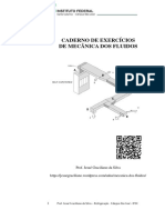 CADERNO DE EXERCÍCIOS DE MECÂNICA DOS FLUIDOS