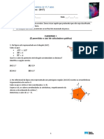 Proposta de teste de Matemática A 11o ano