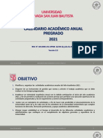 Calendario Academico Pregrado 2021