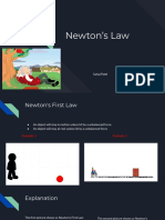 Newton's Law: Sahaj Patel