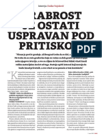 Dule Vujošević Za Vreme (br.1626) HRABROST JE OSTATI USPRAVAN POD PRITISKOM