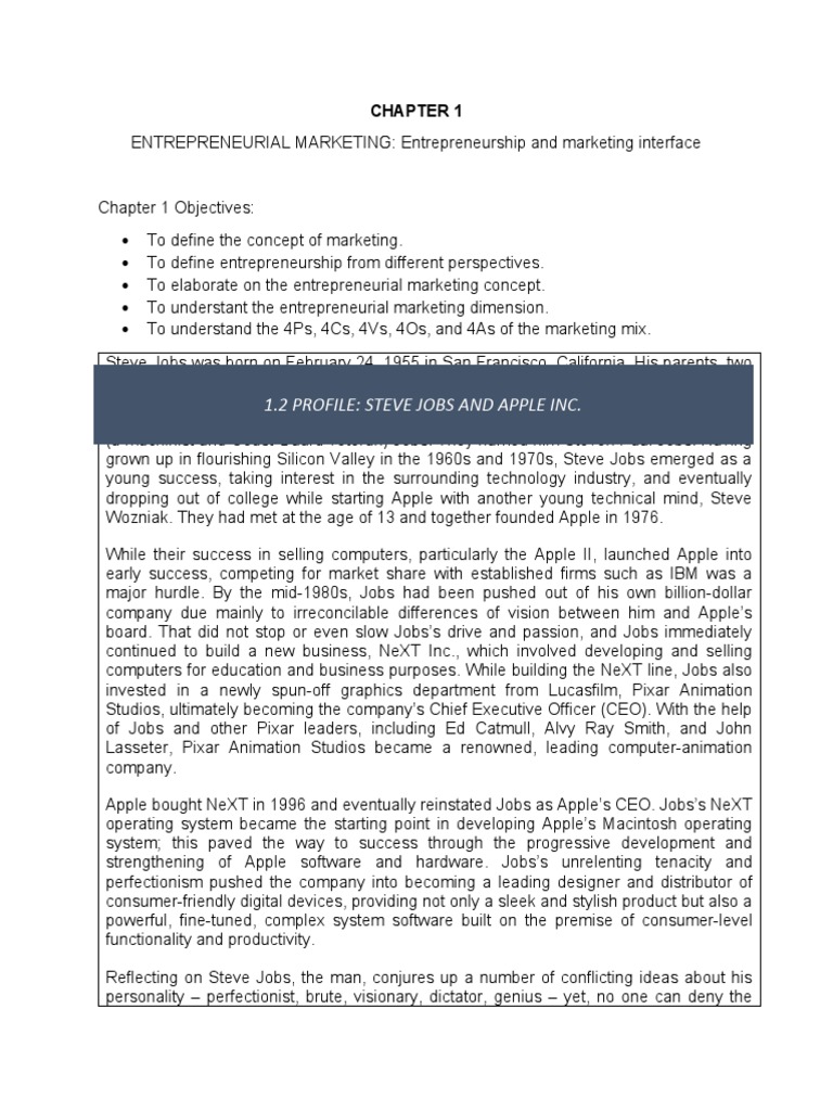 Entrepreneurial Marketing Fundamentals | PDF | Entrepreneurship | Marketing