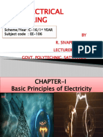 Basic Electrical Engineering: BY R. Sivaprasad, Lecturer in Eee, Govt. Polytechnic, Satyavedu