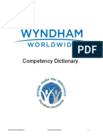 Wyndham Worldwide 2011 Competency Dictionary