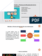 Diapositiva Métodos y Técnicas de Recolección de La Información