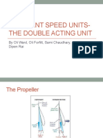 Constant Speed Units - The Double Acting Unit - Oli