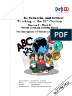 Q3 - Week2 - Trends Networks Critical Thinking in The 21ST Century - Wlas - The Emergence of Trends and Patterns - V1