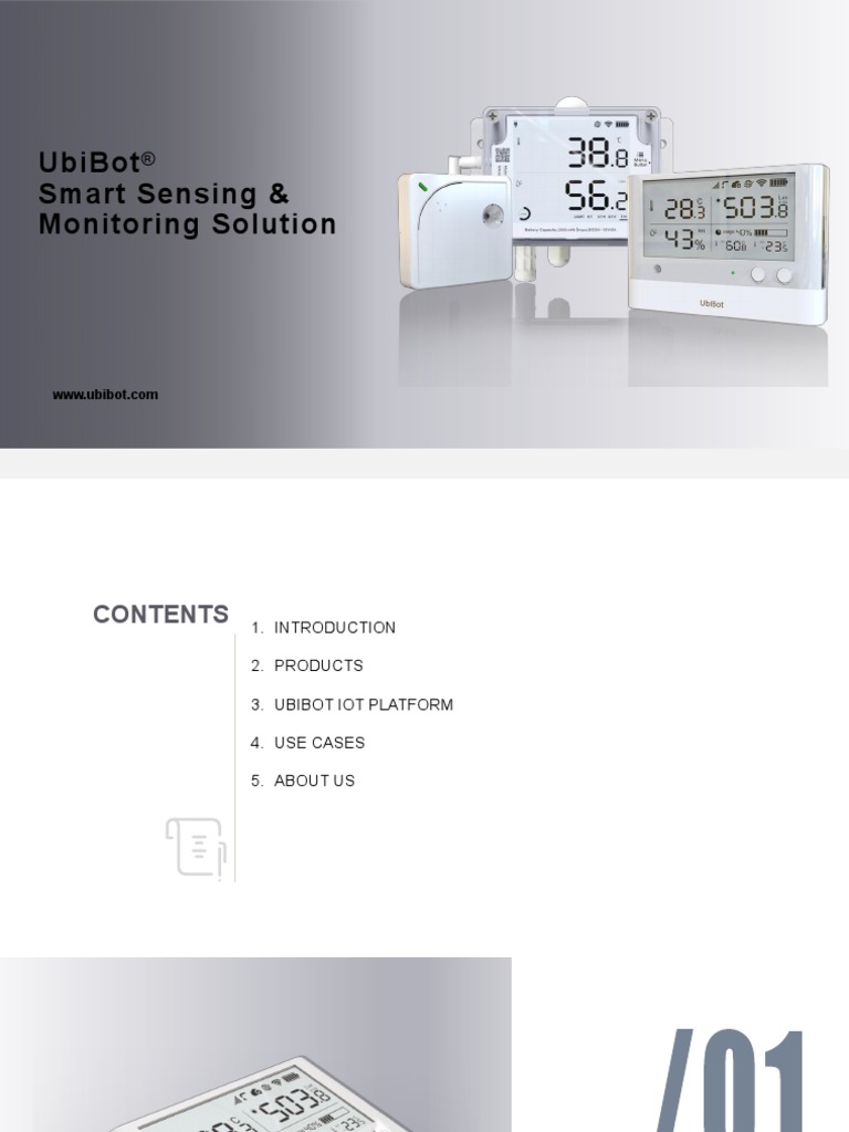 UbiBot® Smart Sensing & Monitoring Solution | PDF | Internet Of Things ...