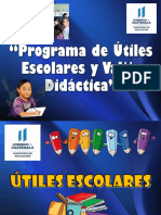 Programa de Utiles Escolares y Valija Didactica 1