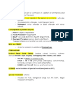 Criminal Law Basics