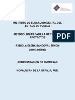 Metodologías para La Gestión de Proyectos