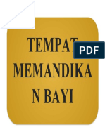 Tempat Memandikan Bayi