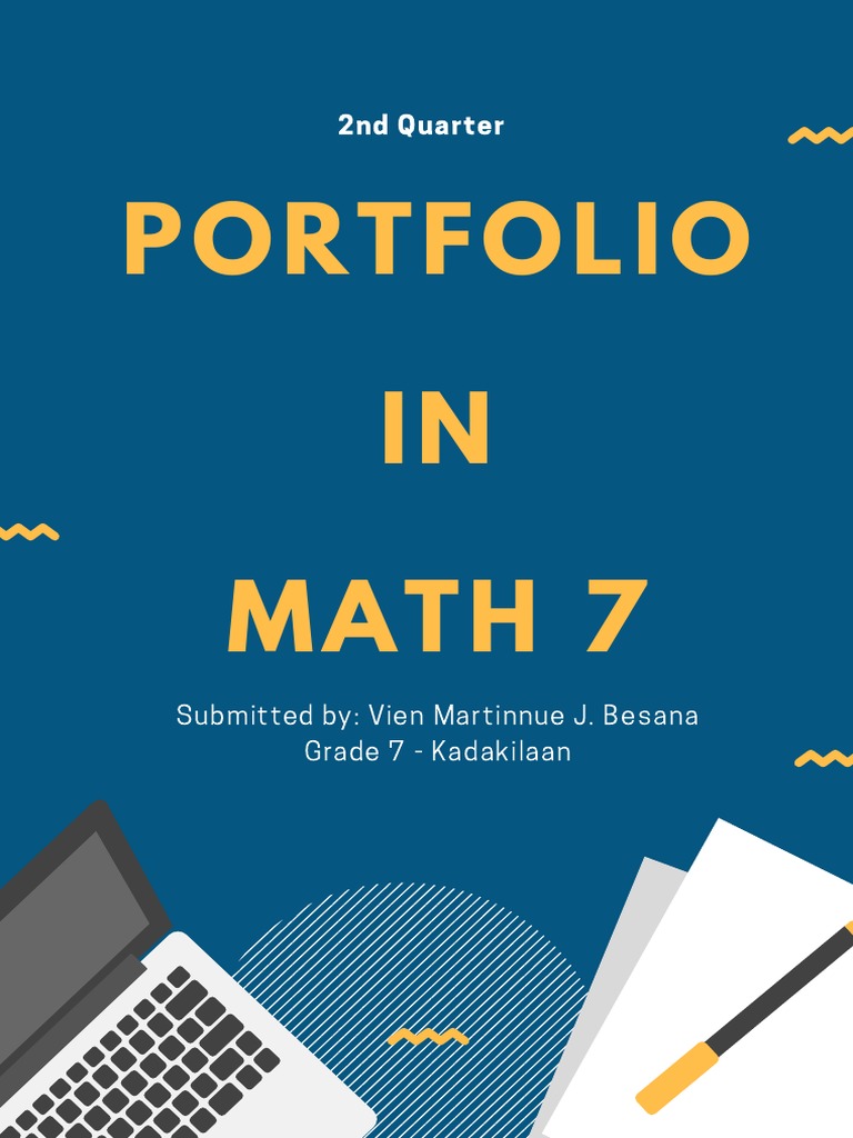Grade 7 Math Portfolio Reflection | PDF
