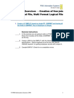 DDS Lab Exercises - Creation of Non Join Logical File, Multi Format Logical File