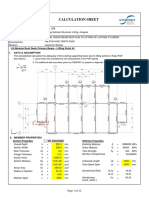 Calculation Sheet: LQ Module Roof Deck Primary Beam - Lifting Point A1 1. Data & Assumption