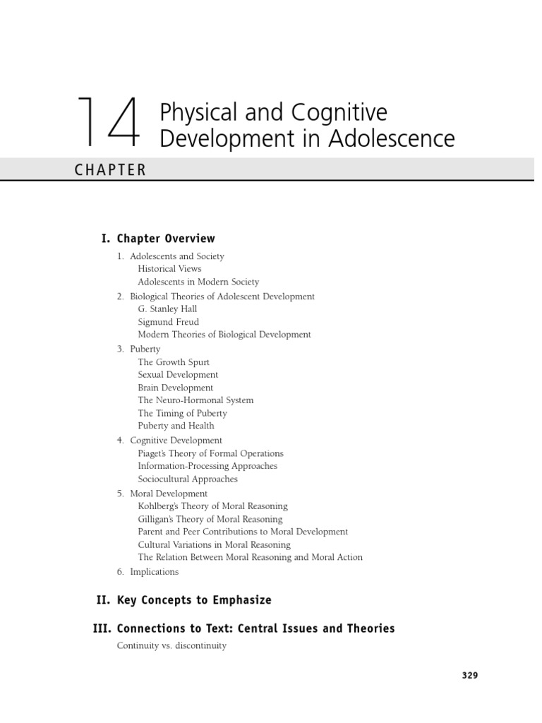 Physical and Cognitive Development in Adolescence | PDF | Adolescence ...