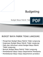 Budget Pabrik Tidak Langsung