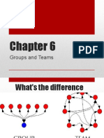 Chapter 6 - Groups and Teams