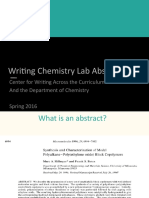 CWAC Writing Chemistry Abstracts Powerpoint For STUDENTS Spring 2016 - 0