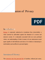 Invasion of Privacy: Understanding Individual Rights in a Digital Age