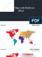 World Map With Rollover Effect