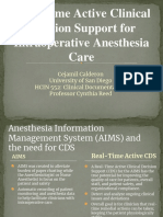 Calderon Cejamil Presentation Real-Time Active Clinical Decision Support For Intraoperative Anesthesia Care