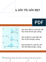 Góc tù góc nhọn góc bẹt