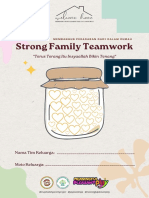 Strong Family Teamwork - Worksheet